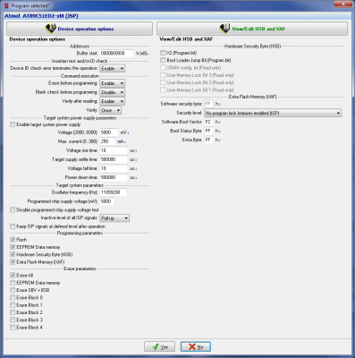 Dataman device options for AT89C51ED2 using ISP.png